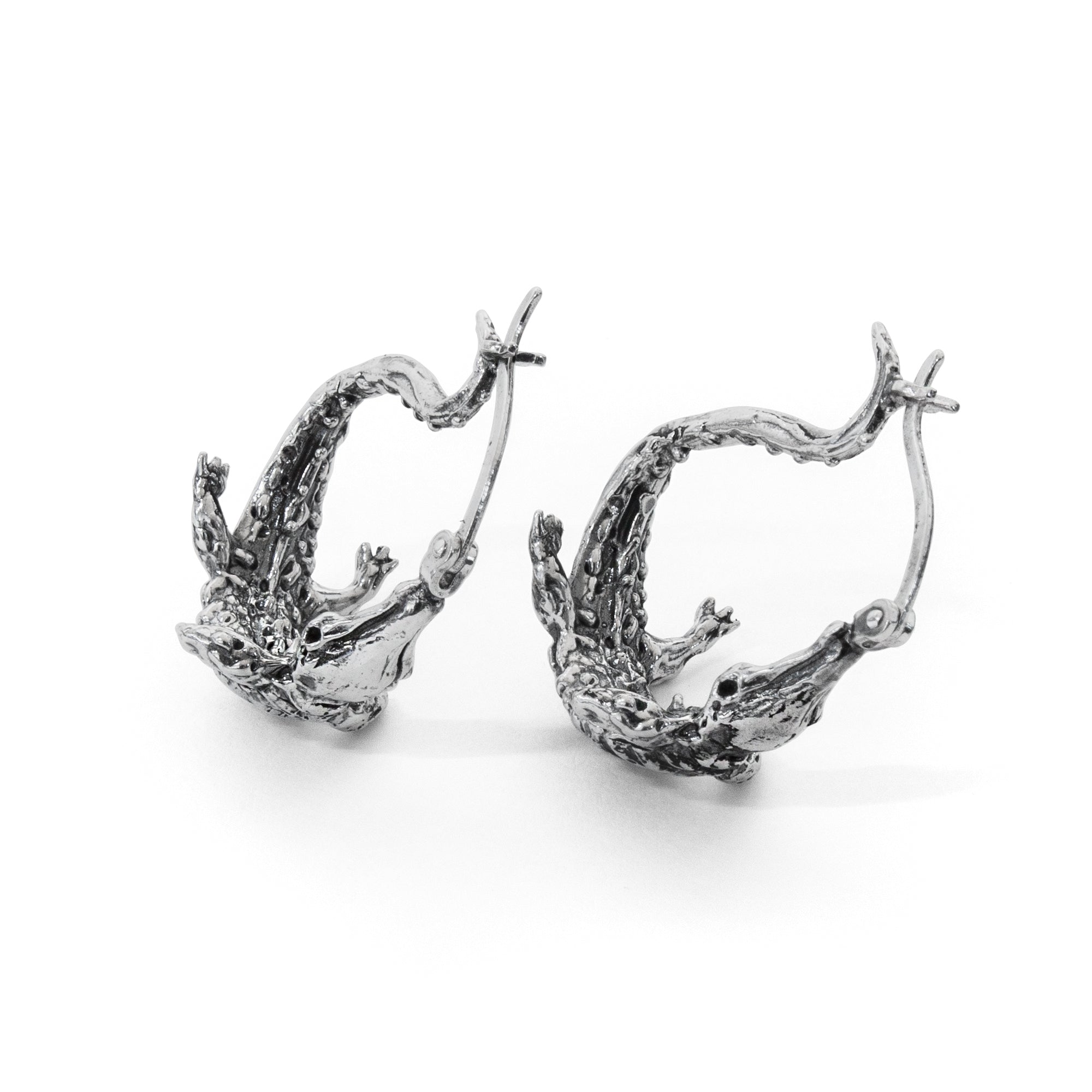 Alligator Hoop earrings