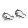 Alligator Hoop earrings