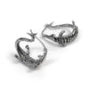 Alligator Hoop earrings