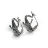 Alligator Hoop earrings