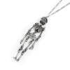 Articulated Silver Skeleton Necklace